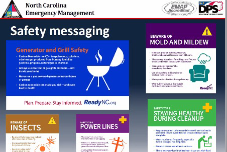 NCEM safety messaging