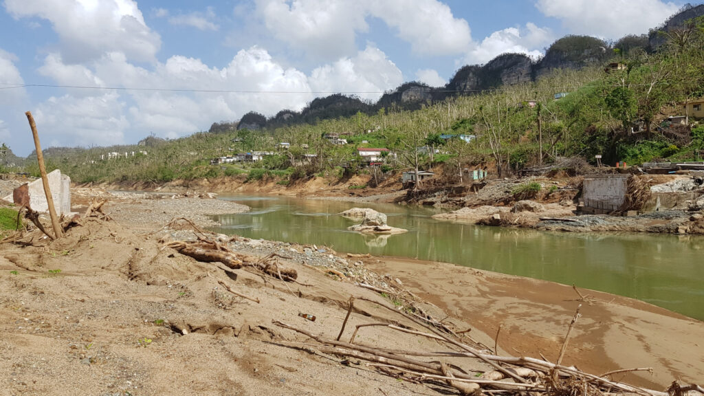 3.Bridge over Grande de Manatí River at Ciales after the hurricane. Photo by Ismael Pagán-Trinidad.